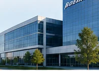A modern aerospace company office building